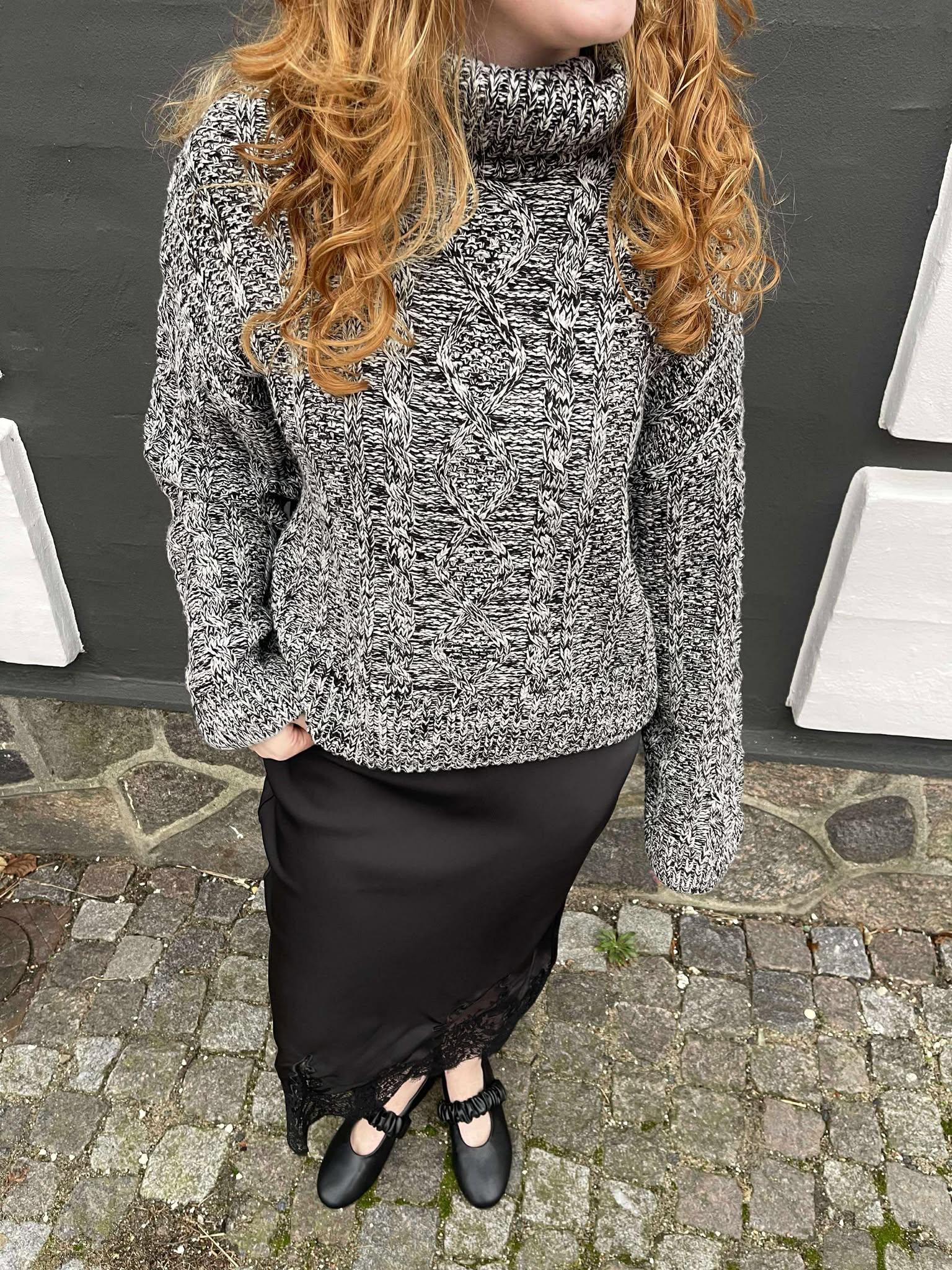 OBJSIMIK Pullover - Black